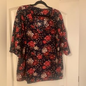 Pink Roses Academic Who Re-Reads Jane Austen Novels Needed for Lush Top